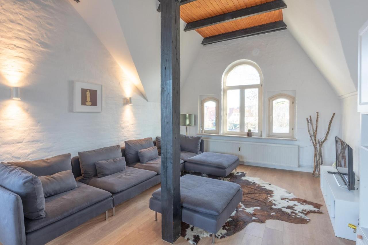 Hafen-Nest 54° Nord Apartment Tonning Bagian luar foto