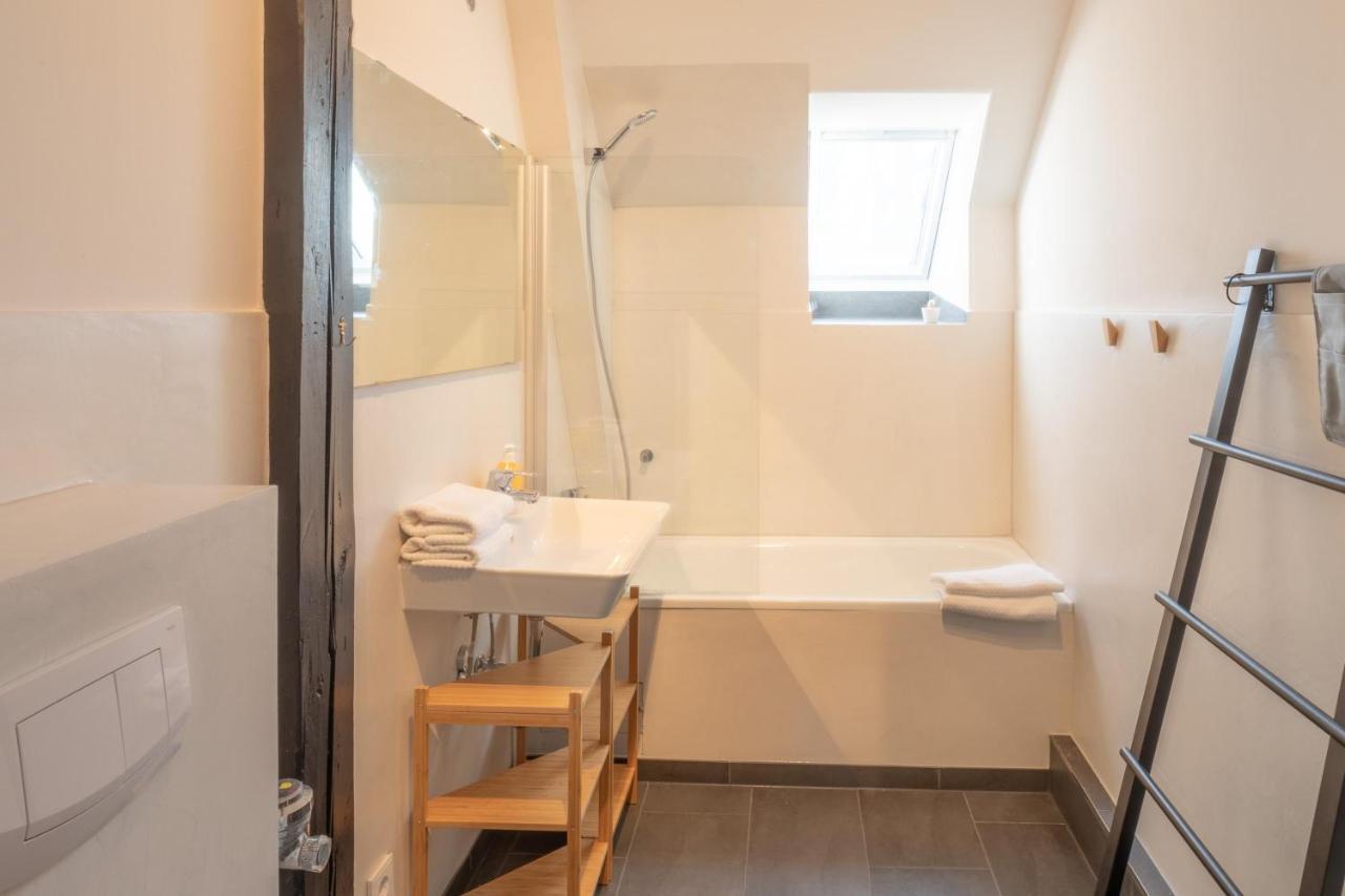 Hafen-Nest 54° Nord Apartment Tonning Bagian luar foto