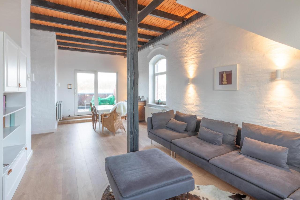 Hafen-Nest 54° Nord Apartment Tonning Bagian luar foto